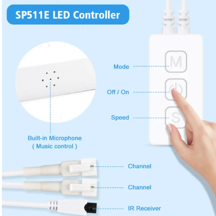 Bluetooth RGB Strip LED Lights